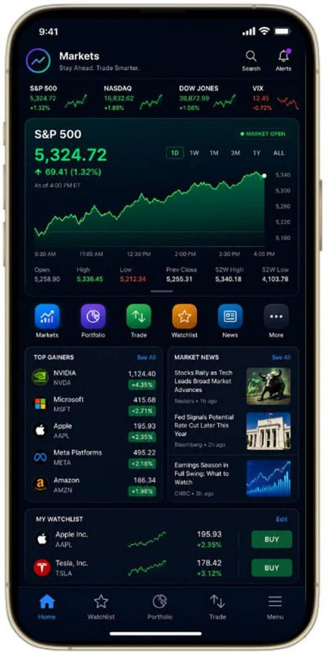 Market app preview